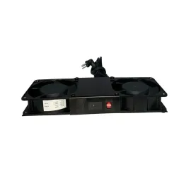 KIT VENTILAO 2 VENTILADORES P/ MINI RACK E  RACK PISO