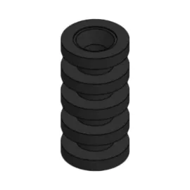 ISOLADOR ROLDANA PLASTICA 4 VIAS - CG3