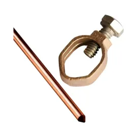 BARRA DE ATERRAMENTO  2,0M COM CONECTOR