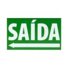 PLACA DE SINALIZACAO NEW SLIM BR-VD sada  SETA ESQ