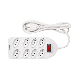 FILTRO DE LINHA PROTETOR  8 TOMADAS - EPE 1008+