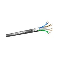CABO LAN CAT6 CM - F/UTP 4PX23AWG - BLINDADO 500M PRETO