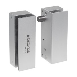 Fechadura solenoide para portas de vidro