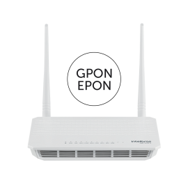 Conversor de sinal GPON/EPON em sinal Ethernet ou Wi-Fi