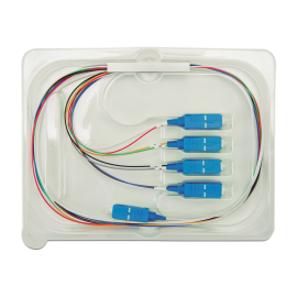 Splitter ptico 1x8 com conector SC/UPC Balanceado