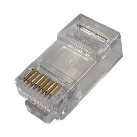 PINO JACK RJ-45 8X8 CAT.6 PASSAGEM  50 PC