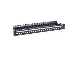 PATCH PANEL 24 PORTAS CAT.6 T568 A/B - LINKEO BR CARREGADO