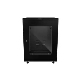 RACK DE PISO 16UX19PX570MM  DESMONTADO PRETO INTELBRAS