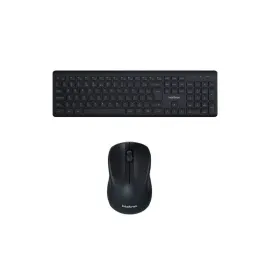 TECLADO E MOUSE INTELBRAS CSI 50 SEM  FIO PRETO
