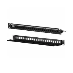 PATCH PANEL DESCARREGADO 24 PORTAS PPD24