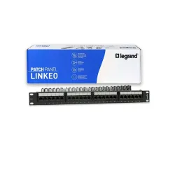 PATCH PANEL COM GUIA TRASEIRA METALICO DESCARREGADO