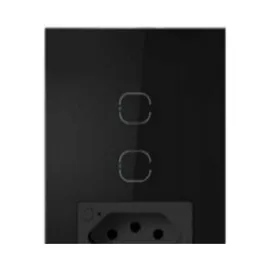 TOMADA COM INTERRUPTOR INTELIGENTE  WI-FI ETS 2002 - PRETO