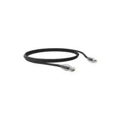 PATCH CORD U/UTP SOHOPLUS CAT.5E CMX T568A/B 0.5M PRETO