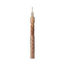 CABO COAXIAL  4MM 80% FLEXVEL CRISTAL COBRE NU- 100 M