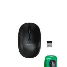 MOUSE INTELBRAS MSI 100 SEM FIO PRETO  BLISTER