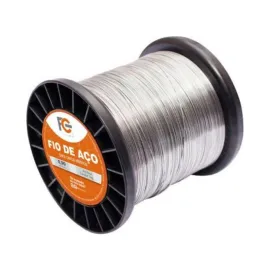 FIO DE ACO INOX 0,45MM 0,5KG