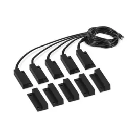SENSOR MAGNTICO C/ FIO XAS SOBREPOR BLACK - 5 PECAS