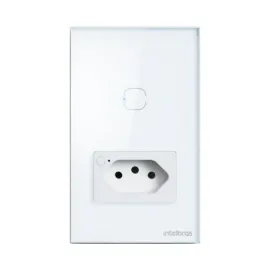 TOMADA COM INTERRUPTOR  INTELIGENTE ETS 2001 WI-FI - BRANCO