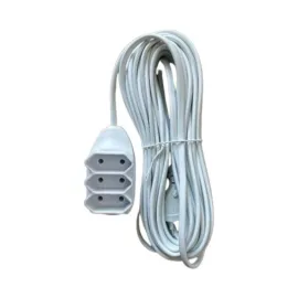 EXTENSO ELTRICA 3 TOMADAS  2 PINOS 10A 10M BRANCA EXT 2010