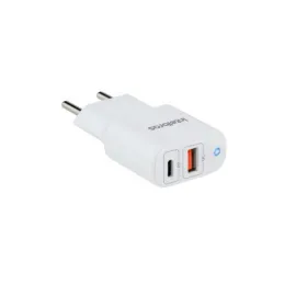 CARREGADOR USB-A E USB-C ULTRARRAPIDO - EC 11 POWER 20W