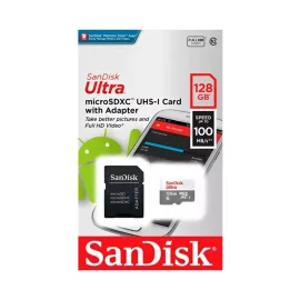 CARTO DE MEMRIA  MICROSD 128GB SANDISK ULTRA