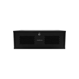 MINI RACK 03UX19PX370MM MONTADO MRM 337  PRETO INTELBRAS