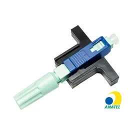 CONECTOR PTICO DE CAMPO SC/UPC SM 3MM AZUL- 10 PC