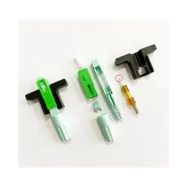 CONECTOR PTICO DE CAMPO SC/APC SM 3MM VERDE - 10 PC