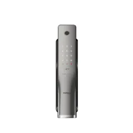 FECHADURA INTELIGENTE PUSH&PULL DE EMBUTIR MFR 6300 -  CINZA