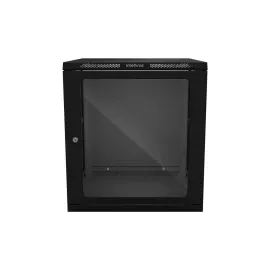 MINI RACK 12UX19PX570MM DESMONTADO PRETO MRD 1257  INTELBRAS