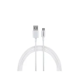 CABO USB MICRO USB 1,2M PVC  BRANCO EUAB 12PB