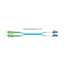 CORDO PTICO DUPLEX SM(9) LC/UPC-SC/APC 2,5MT FIBERSUL STS
