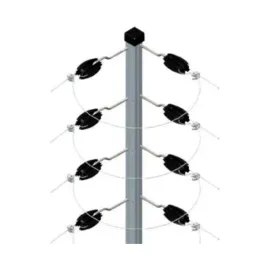 HASTE INDUS. 25X25 CANTO 8 ISOL/GANCHO 0,75MT