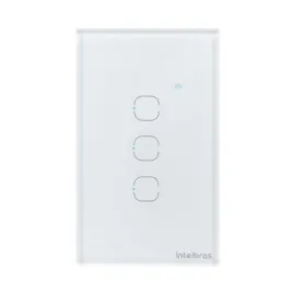 INTERRUPTOR TOUCH SMART WI-FI 3 TECLAS EWS  1003 - BRANCO