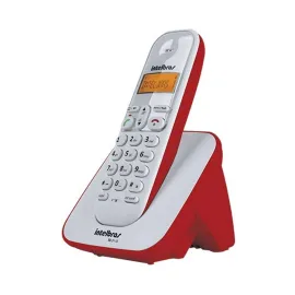 TELEFONE SEM FIO TS 3110 BRANCO/VERMELHO -  STS