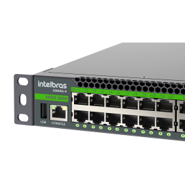 Switch Gerenci�vel L3 de 48 portas gigabit e 6 SFP+ S3054G-B INTELBRAS
