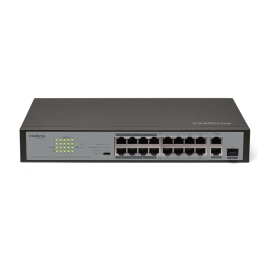 Switch 16 portas Fast Ethernet PoE + SF 1821 PoE INTELBRAS