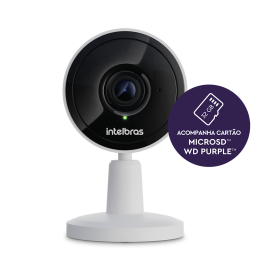 C�mera interna Wi-Fi HD iMX1 com micro-SD 32GB INTELBRAS