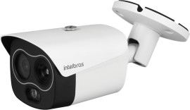 C�mera IP t�rmica h�brida com medidor de temperatura VIP 7220 TH FT INTELBRAS