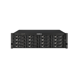 Storage empresarial para at� 16 HDs com fonte redundante SVS 7016 R FT INTELBRAS