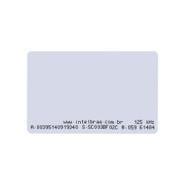 Cart�o de proximidade RFID 125 kHz TH 2000 INTELBRAS
