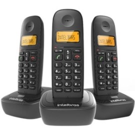 Telefone sem fio digital com dois ramais adicionais TS 2513 INTELBRAS