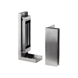 Fechadura eletro�m� FE 150 com conjunto de suportes de fixa��o KT 753 Inox INTELBRAS - 1