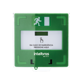 Acionador de emerg�ncia rearm�vel AS 2010 INTELBRAS - 1