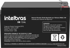 Bateria de chumbo-�cido 12V XB 12AL INTELBRAS