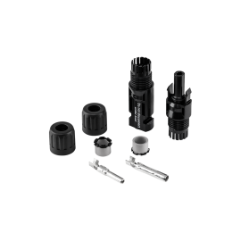 Conector plug�vel para cabo DC de sistema fotovoltaico Conectores para sistemas fotovoltaicos INTELBRAS